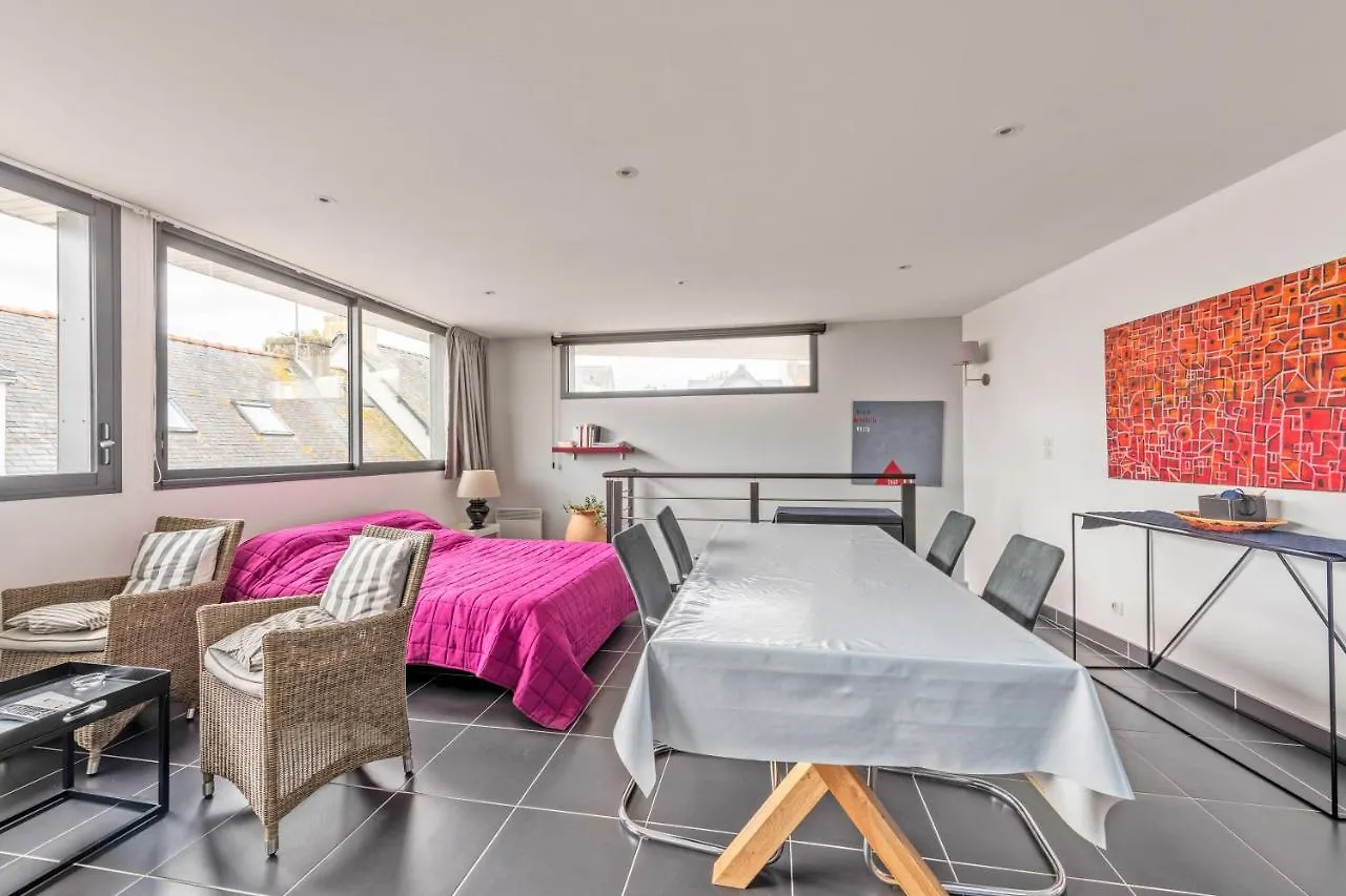 Apartamento Studio Vue Mer 15M De La Plage Plobannalec